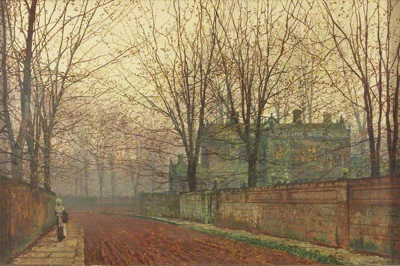Hello November 👋

Check out these artworks with 'November' in the title  👉 artuk.org/discover/curat…

'November Morning, Knostrop Hall, Leeds' by John Atkinson Grimshaw (1836–1893) 📷 <a href="/theshipley/">Shipley Art Gallery</a>