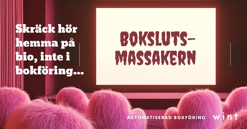 Får du också kalla kårar av bokföring…? 
Gör som över 4 000 andra företagare och slipp skräcken för gott! Med Wint automatiseras bokföringen varje dag, året om – inga fler sena kvällar med kvitton och deadlines. Vi tar hand om ekonomin, så du kan fokusera på det du gör bäst. 
Se