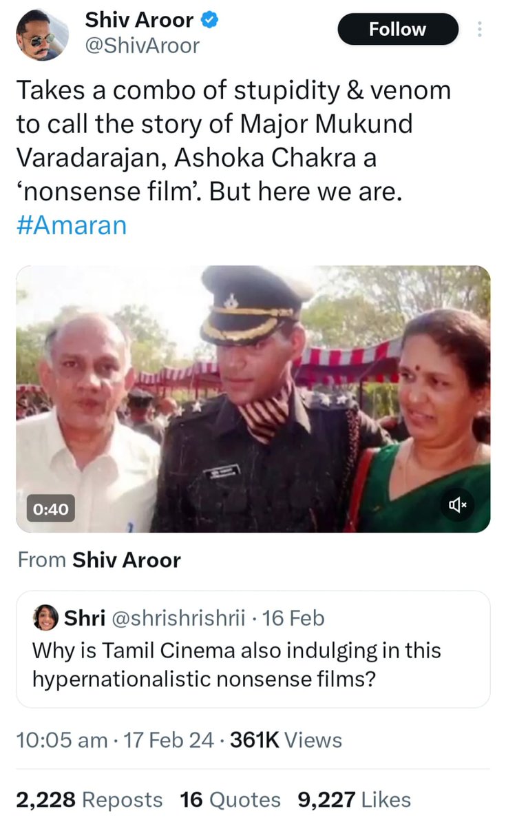 labstamil's tweet photo. To win a narrative war, you must first know who's on the other side, what they believe and what irks them.

If remembering the life of a martyr is called hypernationalism, let us indulge in it, with pride. 

"Idhukku per hypernationalism-naa, hypernationalism pannuvom"

#Amaran https://t.co/KqBnK0Klbs