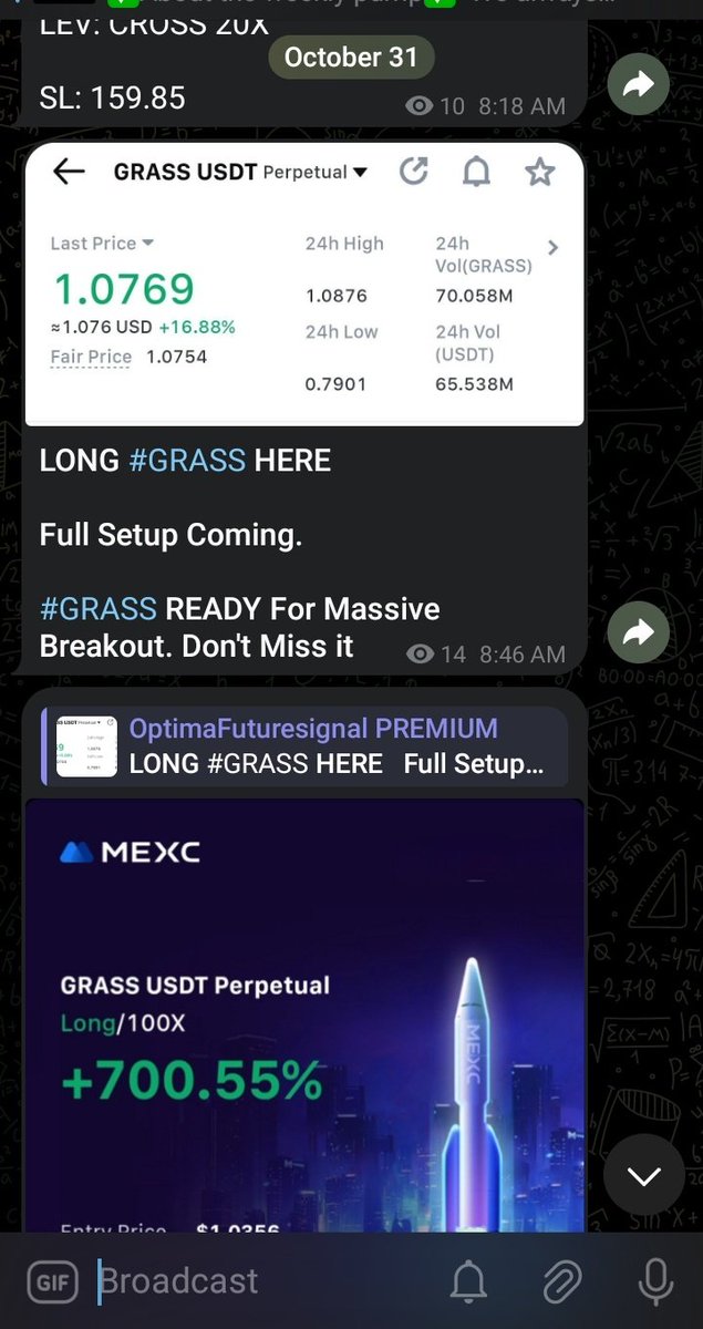 #GRASS Already Hitting it big this morning, Huge Profits in the 💰💪💰, A great call 🤙 in our channel 

Join us 👉 t.me/dexfuturestrade… for more info.  $GRASS #GRASSUSDT $BTC #BTC