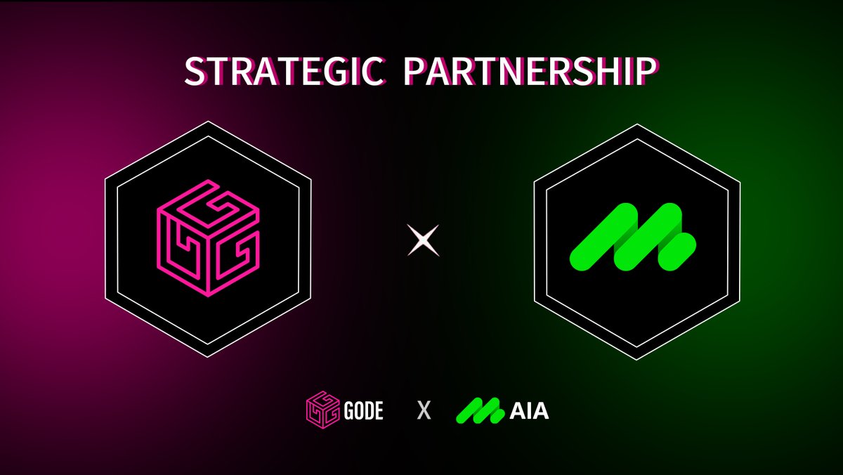 GodeChain's tweet photo. ๐คGodeChain is teaming up with @AIAChain, a payment-focused public #blockchain.
#AIAChain is EVM-compatible, fostering a decentralized digital economy with $AIA and APoS consensus.
Together, we're shaping the future of blockchain! ๐๐ก
#GodeChain $gode https://t.co/NprYaY4lAq