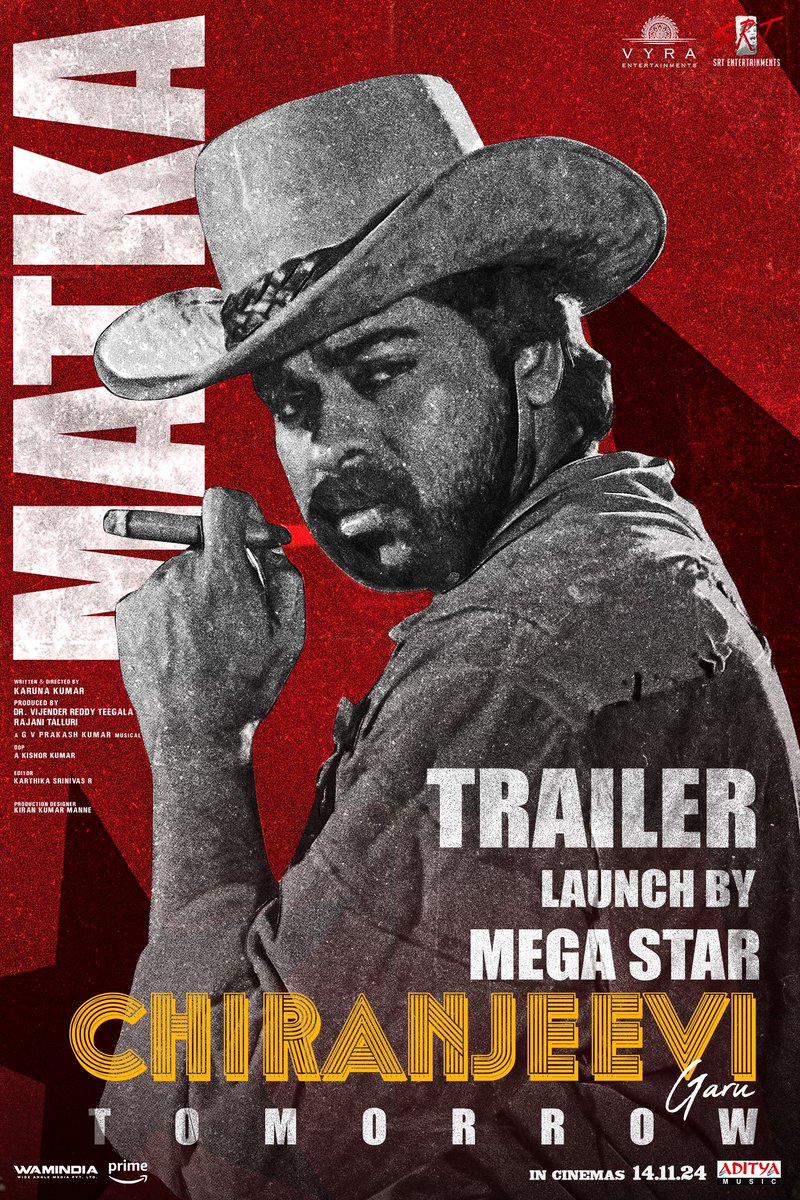 itspktweets's tweet photo. Megastar chiranjeevae for #matkateaser launch https://t.co/Ii2WnX6BDJ