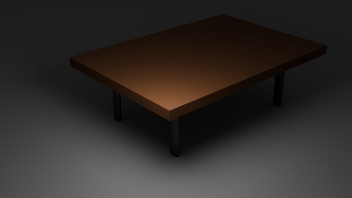 Sarpatil_Swayam's tweet photo. First dive into #Blender : Created a simple table from scratch! From concept to render, loving the possibilities of 3D design. Excited to explore more!🖥️✨#3DModeling #Blender3D #FirstRender https://t.co/sowhFSy7sz