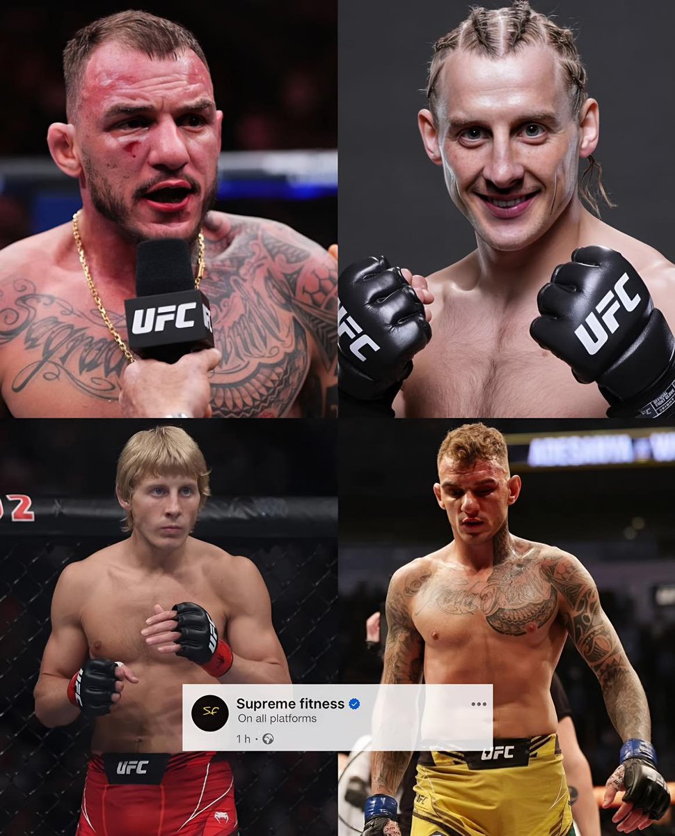 SupremeFitnessO's tweet photo. Paddy Pimblett vs Renato Moicano is verbally agreed (no official date) ๐ฏ๐ฅ
#PaddyPimblett #RenatoMoicano #UFC #MMA #FightAnnouncement #VerbalAgreement #LightweightDivision #CombatSports #PaddyVsMoicano https://t.co/ER6Mpw3Wge