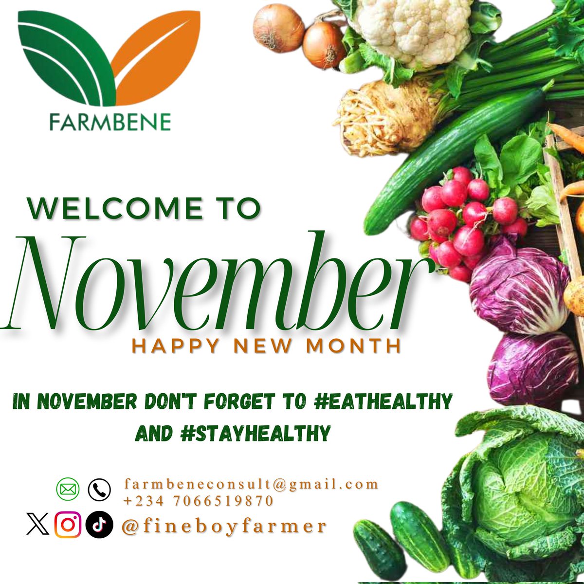 Fineboyfarmer's tweet photo. Happy New Month. #youarewhatyoueat https://t.co/Jd1EVhdAYF