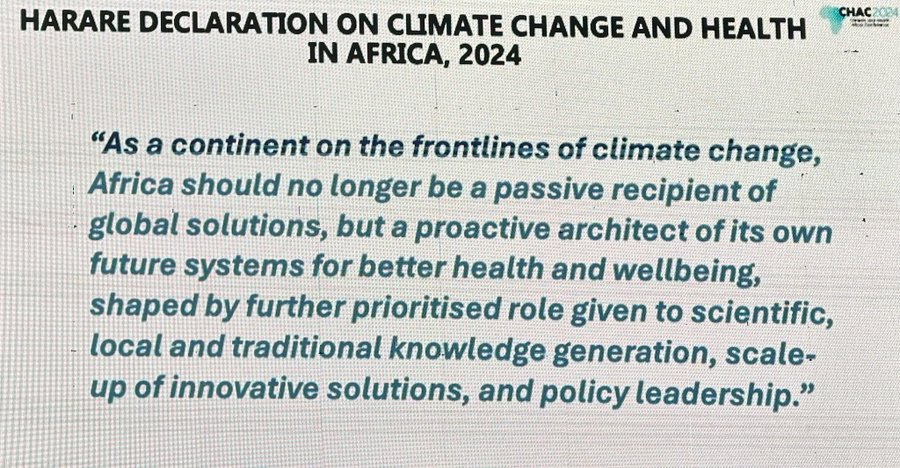 New Harare Declaration on Climate Change and Health 
afro.who.int/news/african-h…