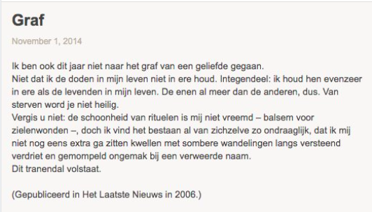 dwvdevriese's tweet photo. Van sterven word je niet heilig. 
Uit de #oudedoos. https://t.co/Edpz177pnV