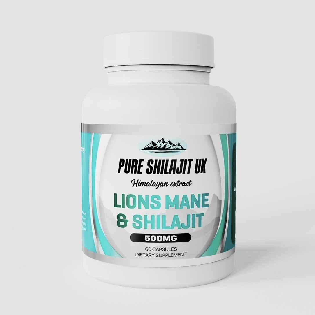 PureShilajitUK's tweet image. Pure Shilajit UK Extract Capsules - Lion's Mane &amp;amp; Shilajit. 🧠 #PureShilajitUK #Shilajit #LionsMane #FocusNaturally #WellBeing
