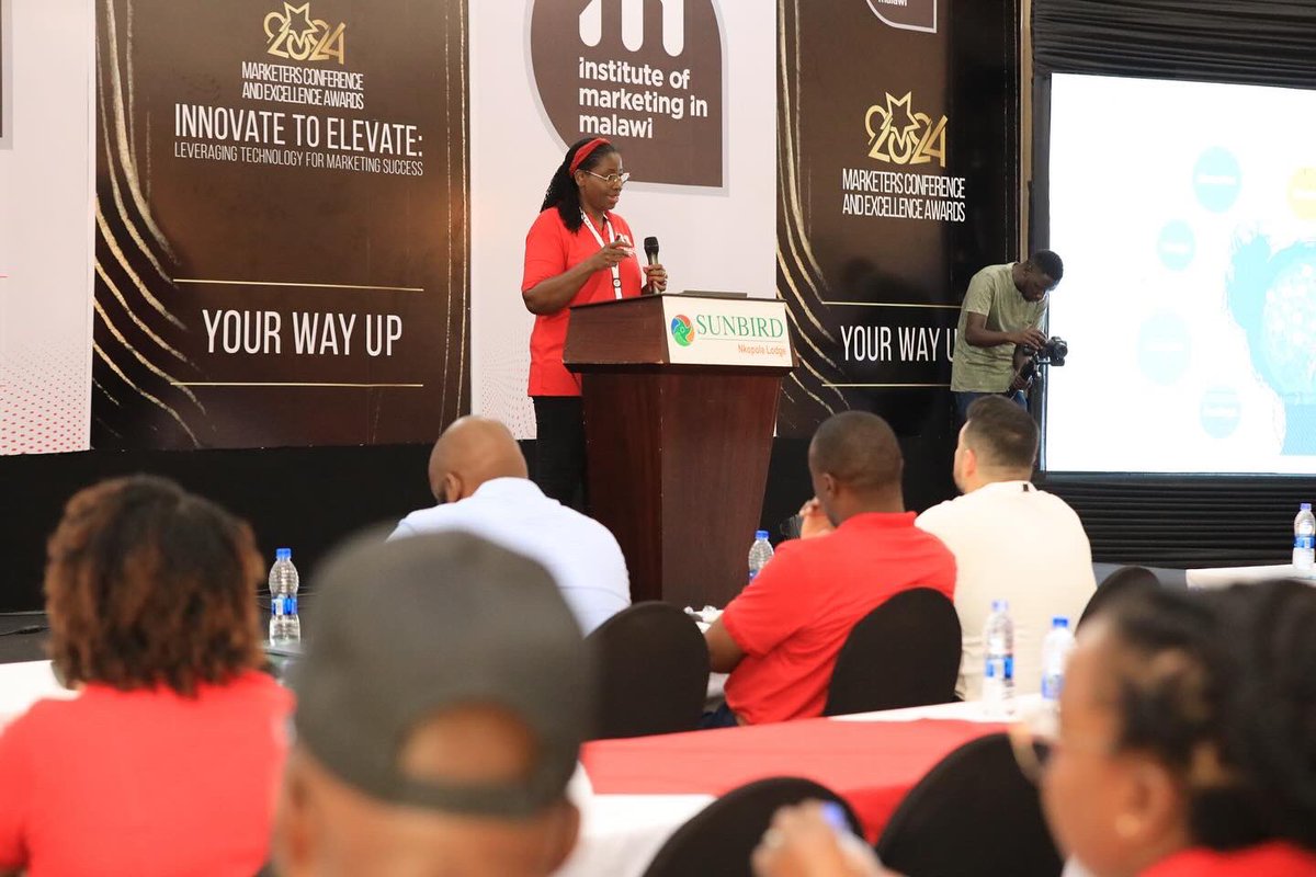 IMM265's tweet photo. We kick off Day 2 with a packed presentation from Nanzala Mwaura on the topic Digital Transformation: Shaping Customer Experiences with Technology. 

This year’s conference theme is Innovate to Elevate: Leveraging Technology for Marketing Success. 

#IMM
#InnovateToElevate https://t.co/WXKOWIyseQ