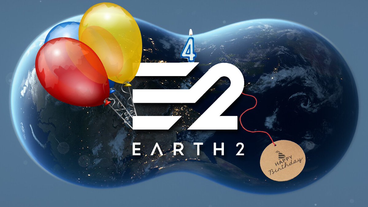 Happy 4th Birthday Earth 2. See our annual community event and maybe a special guest appearance below: 
youtube.com/watch?v=Y82fmP…
#earth2 #metaverse
