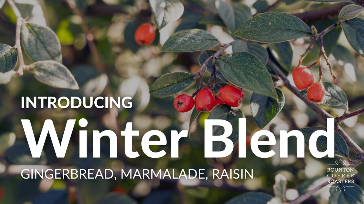 It's November, so it's officially Christmas...right? Making it the perfect time to launch our brand new coffee, Winter Blend! ❄️

Winter Blend has flavour notes of gingerbread, marmalade and raisin. Order yours now: rountoncoffee.co.uk/products/winte…

#newcoffeelaunch #specialtycoffee