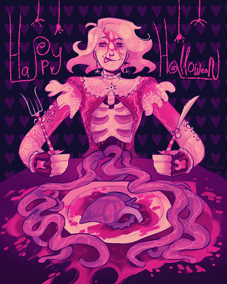 vanexartik's tweet photo. Happy belated halloween💔🦷
С прошедшим тыквенным Спасом 💔🦷
(wanna repost 🥹)
#halloween #art #digitalart #OC #fandom #happyhalloween https://t.co/lJUoySQgWp