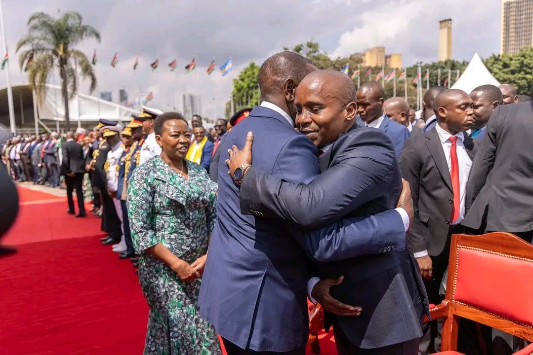 WilliamsMkenya's tweet photo. Deputy President Kithure Kindiki : "I promise you (President Ruto) before this congregation and God that I will not let you down for the privilege you have given me." 

#KindikiInauguration 🇰🇪 https://t.co/Eg2wX9aff2