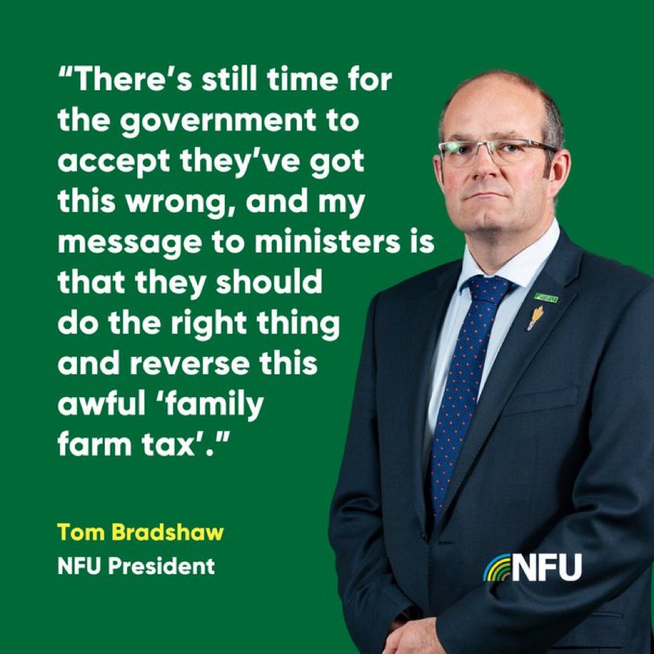 NoFarmsNoFoods's tweet photo. Well said. 
#InheritanceTax https://t.co/v13Z269rdG