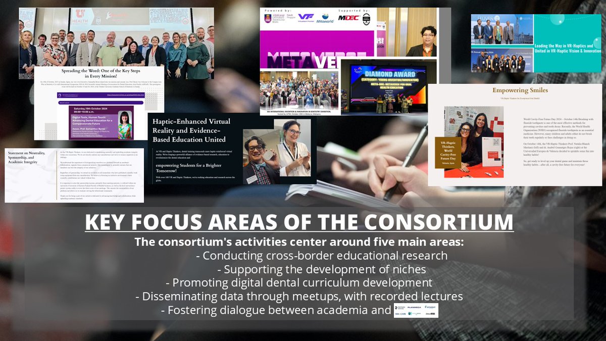 VR_H_Thinkers's tweet photo. Yes @Silanurdeniz!
We are committed to supporting one another, from the most experienced to the youngest, from the largest to the smallest. Together, we share a strong dedication to advancing the #Digital VR, Haptic-enhanced #dental #education worldwide! https://t.co/bxrBrBXSKv