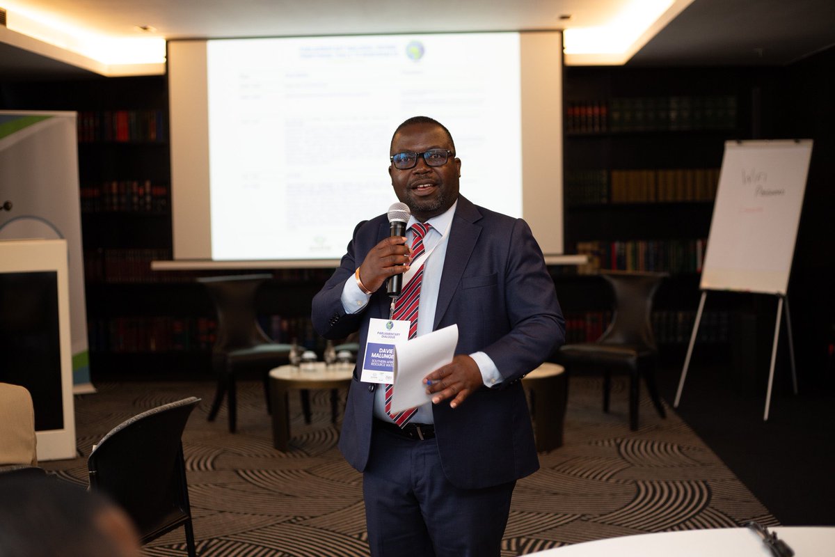 The_SARWatch's tweet photo. We’re underway at the Parliamentary Dialogue: Moving from Fossil Fuels to Renewables! Today, leaders from Mozambique, DRC, and South Africa join experts to tackle critical issues on energy transition https://t.co/WPUeEA81NP