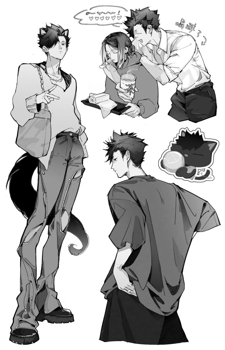 juqiannn's tweet photo. 🐈‍⬛#kurootetsurou #kuroken https://t.co/6A1CfUaS6b