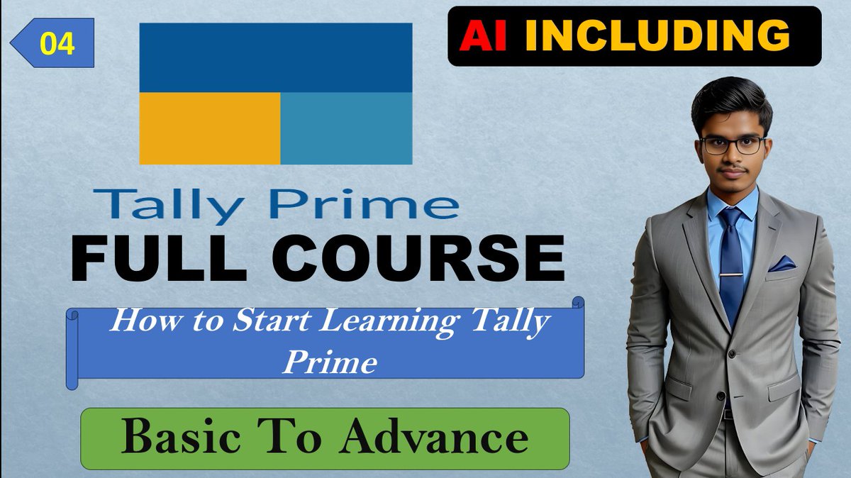 chmdeveloper's tweet image. Day 4 - Tally master course- A Free Live Training Course that we started on our CHM DEVELOPER YouTube Channel for all Aspiring student.
► Watch the Day 4 Session here on YouTube: youtu.be/Wa1kicNDKdA?si…
#tallyprime #tally #tallyerp #chmdeveloper #accountingsoftware #gst