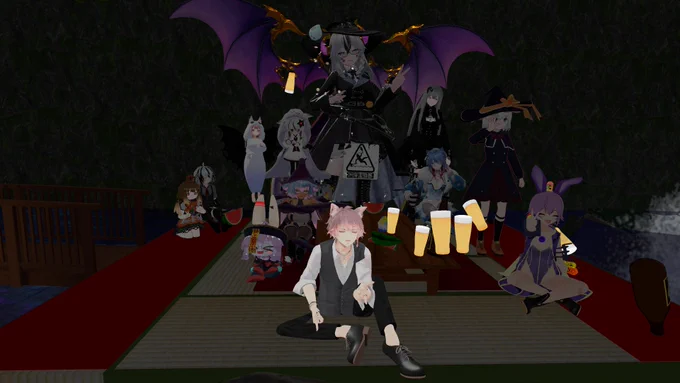#川床泥酔部 ハロウィン当日のやつ!