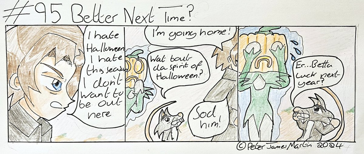Brennan_and_Riz's tweet photo. The Comic Tales of Brennan and Riz 

Issue #95

Maybe Brennan should have been a lil bit more polite?

Don't forget to check out the past issues of the Comic Tales of Brennan and Riz over at my blog:
https://t.co/YhRjjk4CJQ

#comic #riztherogue #WritingCommunity https://t.co/62HJwx699h