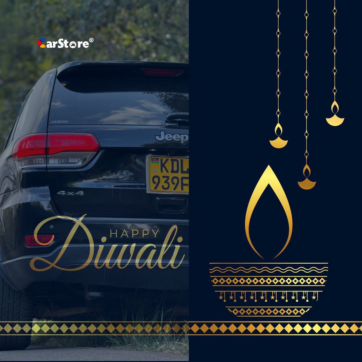CarStoreKe's tweet photo. May the light of Diwali fill our home with warmth, happiness and endless love. 

Wishing you a Diwali Festival blessed with joy and peace!

Visit our showroom this Holiday for amazing offers and unbeatable prices.

WISHING YOU ALL A HAPPY DIWALI FESTIVAL! https://t.co/nzRTvUVUsQ