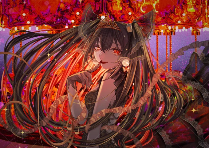 【⠀お知らせ 】お友達の秋野にかちゃん(  )を描かさせていただきましたイベント入賞おめでとう心から嬉しいです 