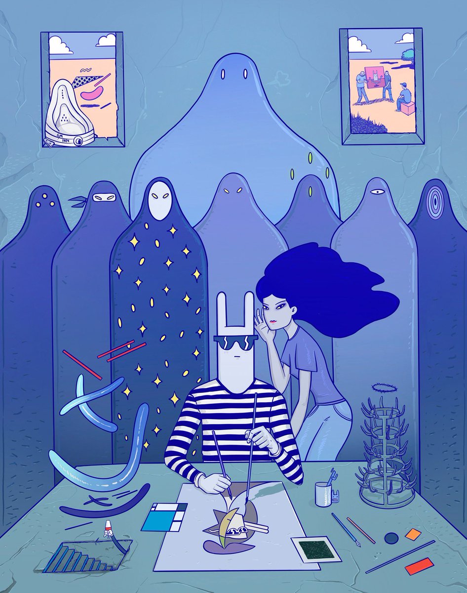 alexisolinart's tweet photo. GM!

My new artwork 'Muse &amp; Art Lesson' is on Foundation. https://t.co/nnJgnlaUru