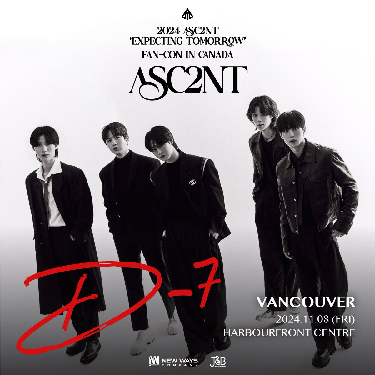 ASC2NT_OFFICIAL's tweet photo. 어센트(ASC2NT) FAN-CON IN CANADA 'Vancouver'
D-7‼

📎 https://t.co/uOfi3Ffv9R

#ASC2NT #어센트 https://t.co/sgLg437Bpi
