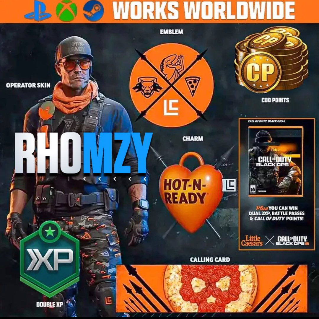 Selling COD BLACK OPS 6 LITTLE CAESARS CODES / RECEIPTS UNBEATABLE PRICES!