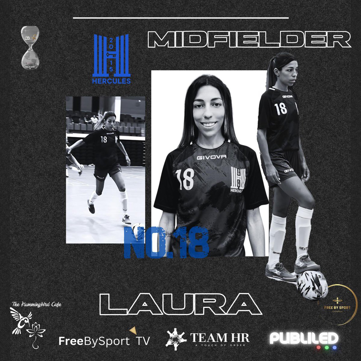 Getting to know the Women's Team.🪽

👉 Laura has impressive technique and a lot of dynamics. Change both left and right handed profiles without problems and fantastic vision of the game and excellent ball striking. 

 Laura is without a doubt an athlete… 

LET'S GO #HERCULES!