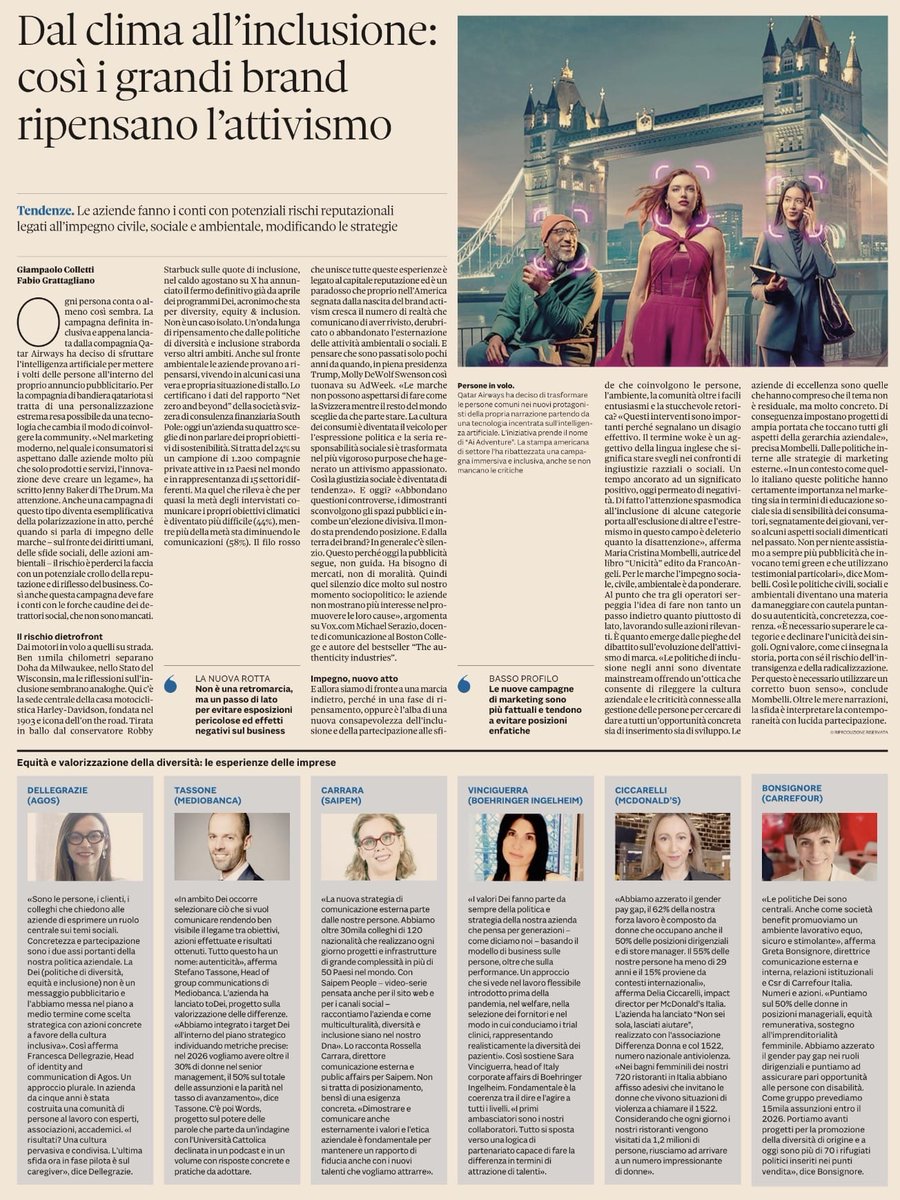 Sull'attivismo civile, sociale e ambientale siamo di fronte ad un passo indietro o all'alba di una nuova consapevolezza? Ne ho scritto lunedi sul <a href="/sole24ore/">IlSole24ORE</a> insieme a Fabio Grattagliano  raccontando questo impegno nel segno di una consapevolezza più fattuale. Buona lettura.