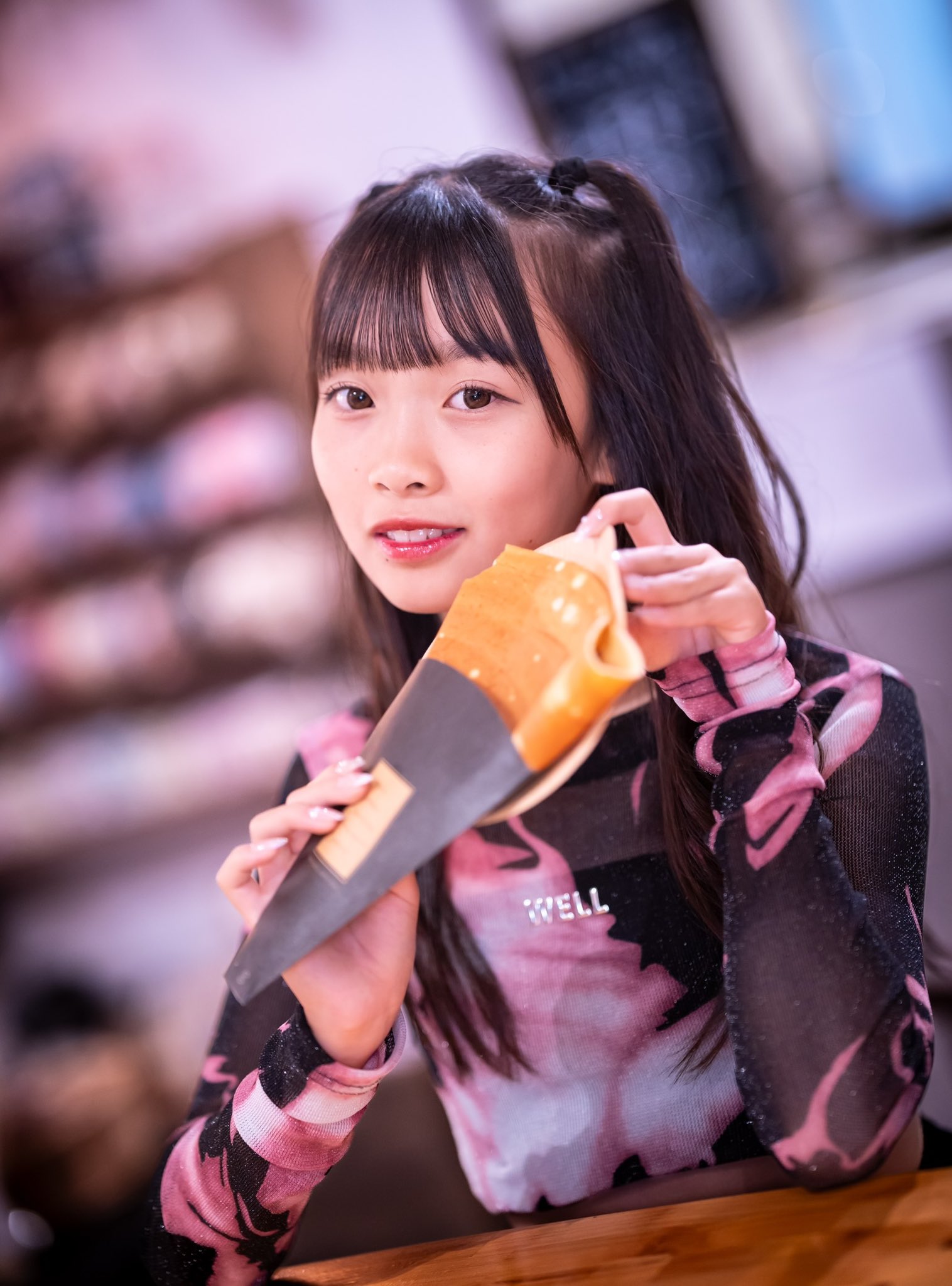 ベアちゃんさん専用欄 写真展の前になっちゃんにヘアセットしてもらいました🥰 暑い