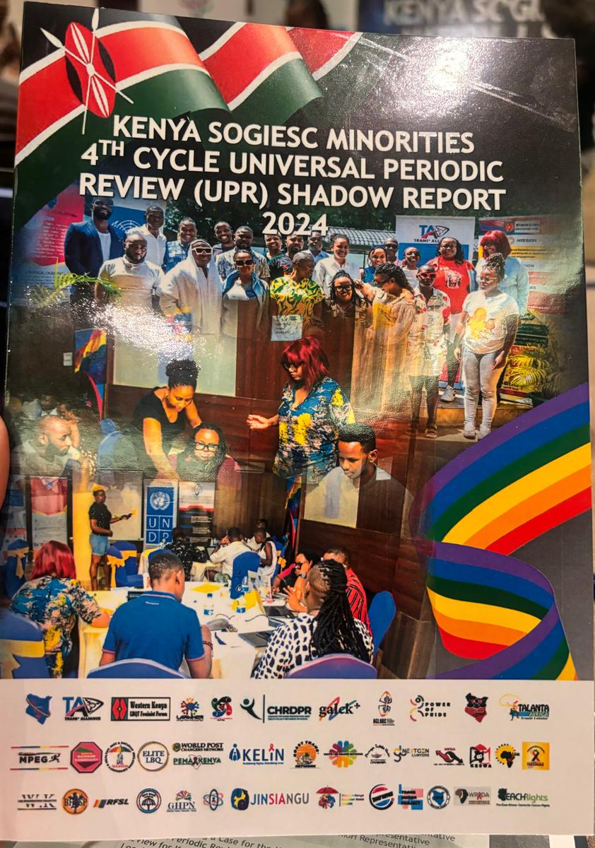 Launching on the Kenya #SOGIESC minorities 4th Universal Periodic Report report 2024.