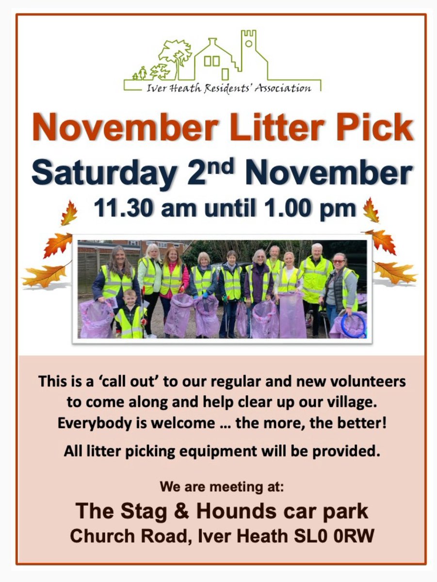 Tomorrow’s Litter Pick…