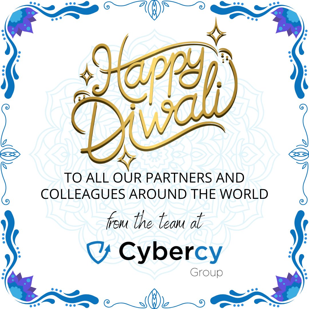 Happy Diwali!

Team Cybercy would like to wish all our friends, colleagues, customers and partners around the world a bright and prosperous Diwali filled with love, laughter, and new beginnings!

Enjoy your celebrations!

#Diwali #CybercyFamily