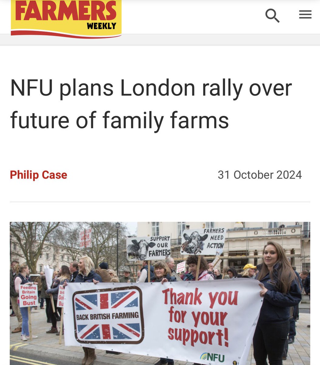 Farmers from across the UK are set to converge on London for a rally against the government’s agricultural policies which they say put the future of fragile family farms at risk and threaten food security and environmental goals.

The NFU is organising the rally which will take