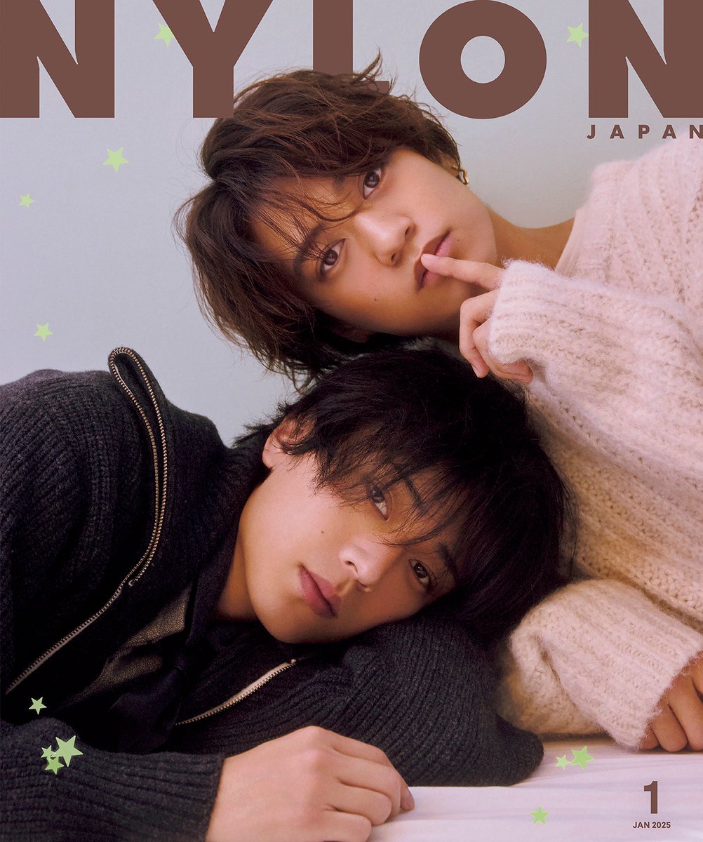 modelpress's tweet photo. King ＆ Prince、寄り添い合う✨
“今、流れ星に願うこと”とは💫

🔻記事詳細
https://t.co/qtV8X92tLi

▫️互いに贈りたいギフト
▫️最新アルバム「Re：ERA」制作秘話
▫️持ち運べる両面ピ��ナップ付き
▫️「NYLON JAPAN」1月号28日発売

#キンプリ #KingandPrince #永瀬廉 #髙橋海人 #NYLON https://t.co/h4gqELb1GG