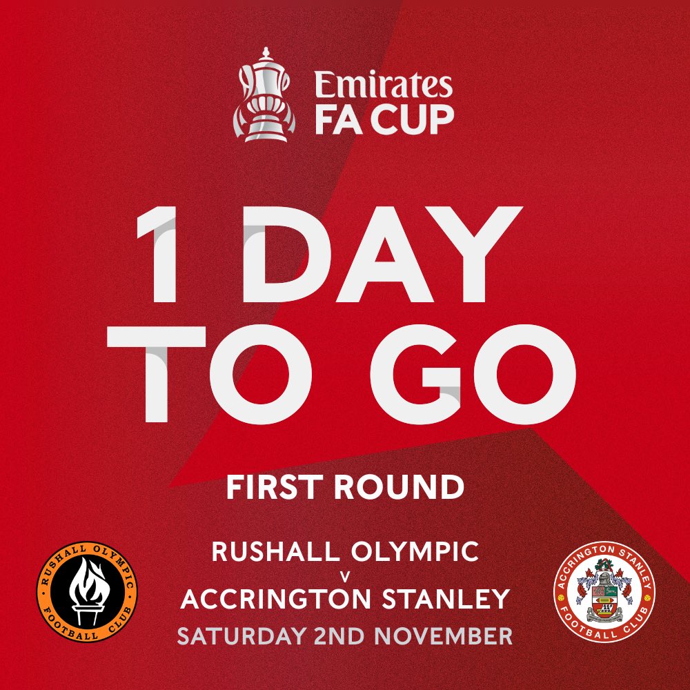 Just over 24 hours to go until the big one kicks-off. 

If you haven’t bought your tickets yet, what are you waiting for🤷‍♂️

Still tickets available for home fans: shorturl.at/ky5Ay

#ShareThePicsPassion💛🖤