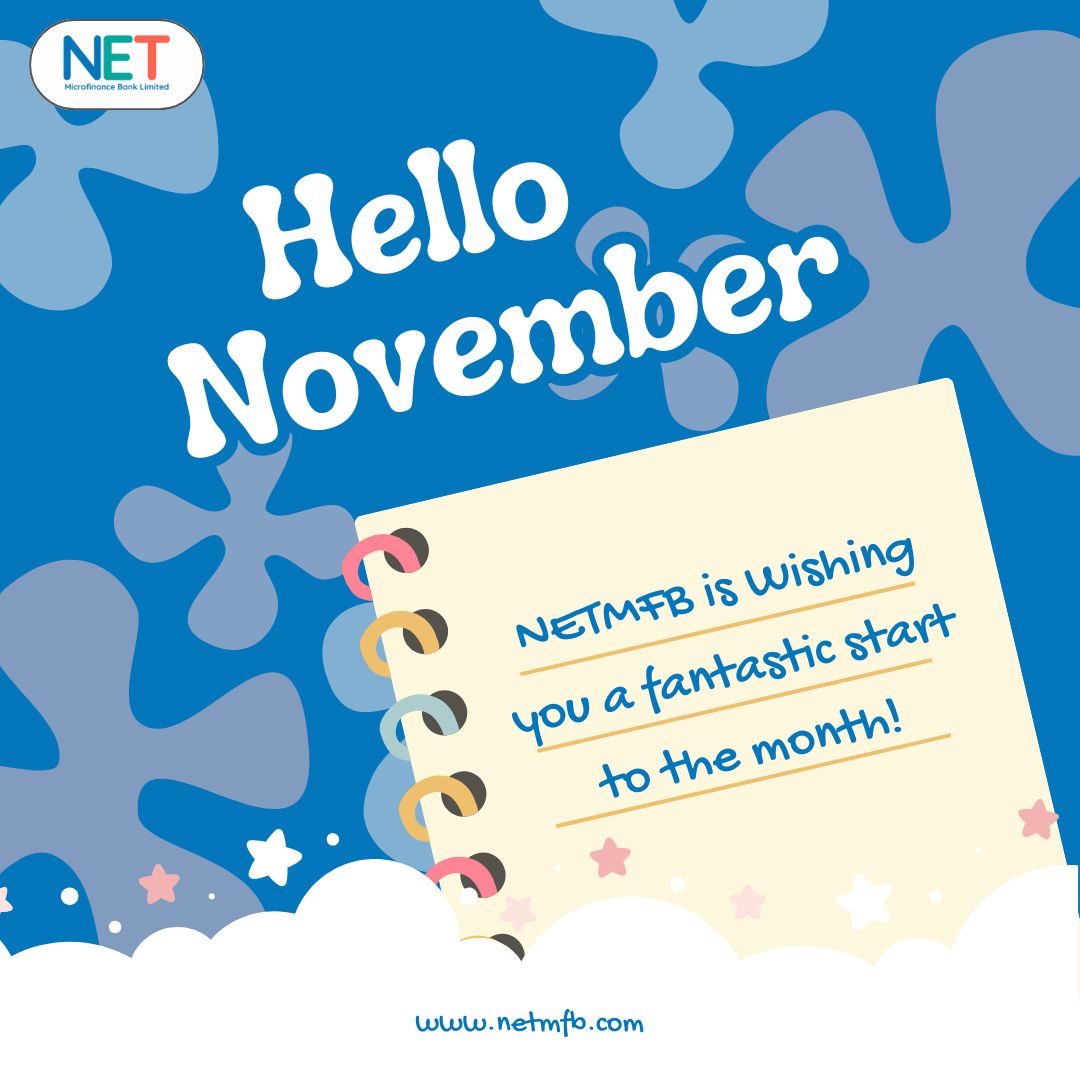netmfb's tweet image. Happy New Month
#netmfb
#digitalbanking
#November