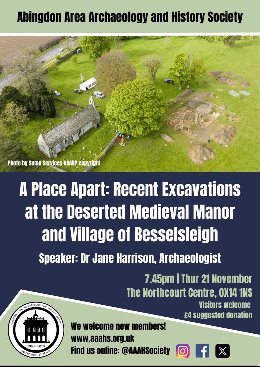 Community Archaeology North CIC (@appletonaarp) on Twitter photo Don’t miss this update by <a href="/JaneHarrison865/">Jane Harrison</a> on our Besselsleigh excavation. <a href="/AAAHSS/">۞ Ԁ7мooич : ) </a> 7.45pm 21 November Don’t miss this update by <a href="/JaneHarrison865/">Jane Harrison</a> on our Besselsleigh excavation. <a href="/AAAHSS/">۞ Ԁ7мooич : ) </a> 7.45pm 21 November