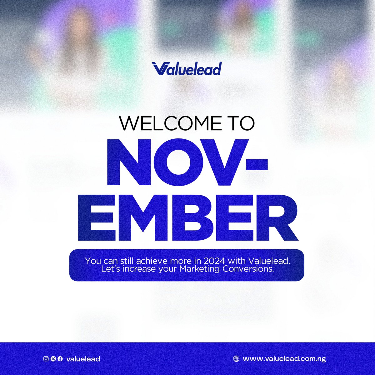 valuelead_'s tweet photo. Happy New Month!

Follow @valuelead_ 

Contact Us:
WhatsApp: +234 814 332 3384
Email: info@valuelead.com.ng
Website: https://t.co/0IbW5bOlh4 

#HappyNewMonth Fubara Miss Universe Kate Henshaw Tiwa David Verydarkman New Wizkid #AbujaTwitterCommunity Nigerians in Canada Botswana https://t.co/cdX1IwWC6F