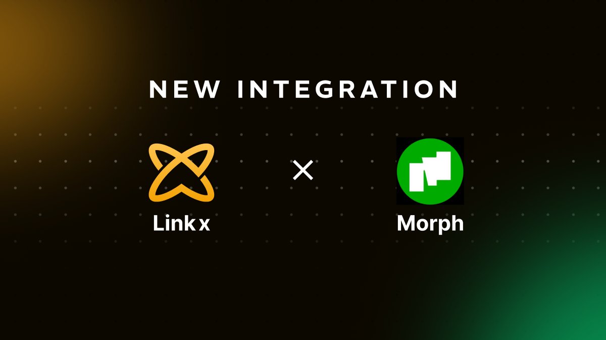 Linkx Finance (@linkxfinance) on Twitter photo ๐ Linkx Bridge is now live on the <a href="/MorphL2/">Morph ๐จ (backup)</a> ecosystem! ๐
Users can now seamlessly bridge assets to and from the MorphL2 ecosystem, supporting bidirectional transfers. Click the link to experience hassle-free cross-chain bridging! ๐
๐ Bridge link: linkx.finance/bridge?to=Morph ๐ Linkx Bridge is now live on the <a href="/MorphL2/">Morph ๐จ (backup)</a> ecosystem! ๐
Users can now seamlessly bridge assets to and from the MorphL2 ecosystem, supporting bidirectional transfers. Click the link to experience hassle-free cross-chain bridging! ๐
๐ Bridge link: linkx.finance/bridge?to=Morph