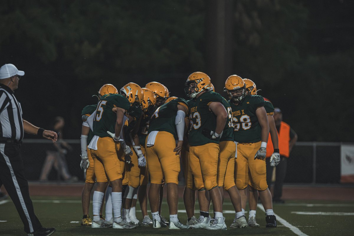 Best of luck to our Pius X Football Team as they begin playoffs today!  Go Bolts!  ⚡️🏈⚡️