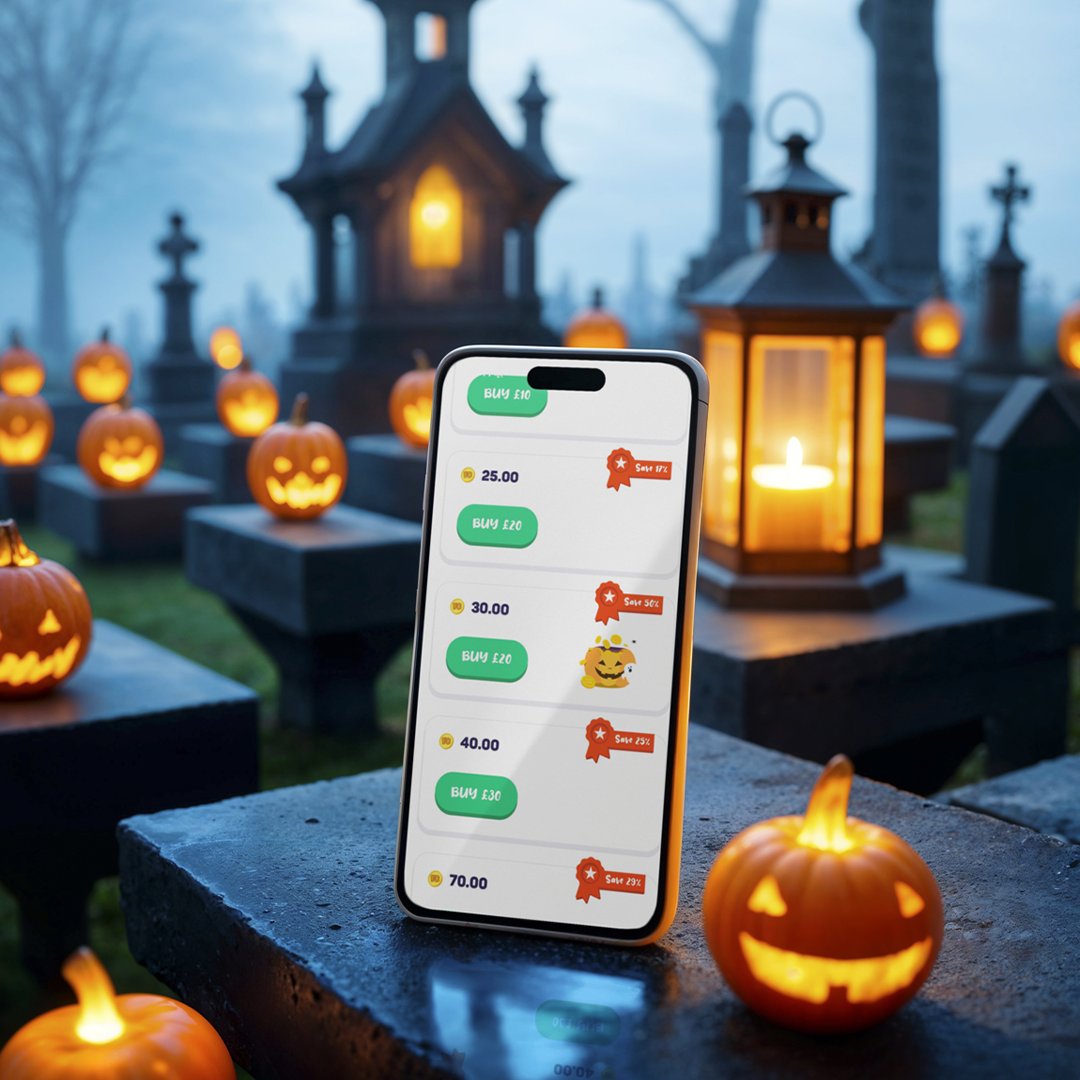 Halloween Fun Awaits! 👻
30 FunCoins for just £20 means endless rides and smiles.
Grab this fang-tastic offer in our app and get more play for less 
Head to the Wallet section on the FunHub App and tap ‘Get More FunCoins’
linktr.ee/lovefunhub
#HalloweenFun #FunHubDeals