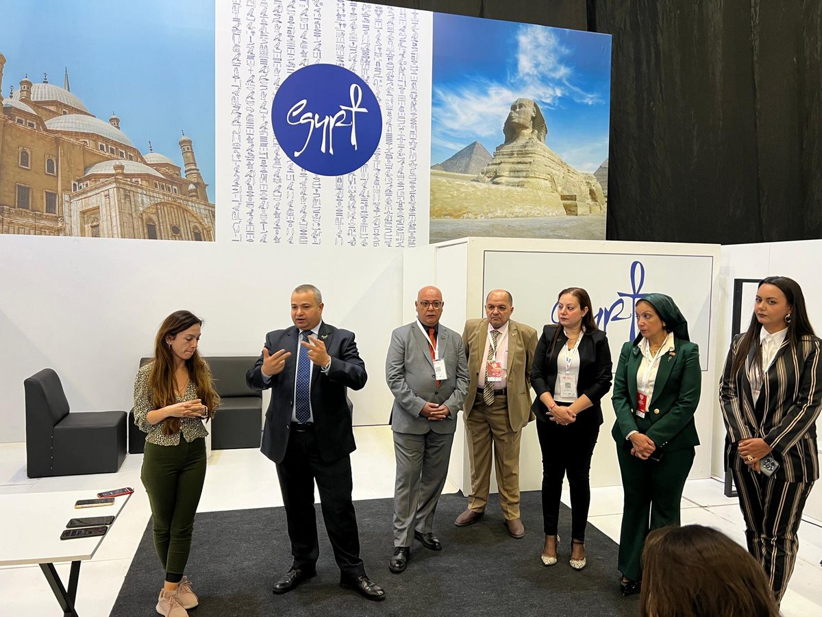 mcGroupGlobal's tweet photo. Egypt wowed at the Antalya Tourism Fair, showcasing heritage and sustainable tourism! Direct Istanbul-Cairo flights make exploring Cairo and the new Grand Egyptian Museum easy. #VisitEgypt #SustainableTravel #AntalyaTourismFair https://t.co/dzJwWZD3Xb