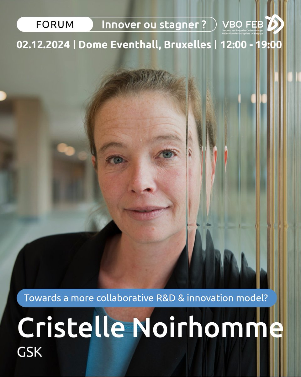 Innoveren of stagneren? Bart Ingelaere (Buildwise), Tom Willemen (Willemen Group), Adwin Martens (Belgian Hydrogen Council) en Cristelle Noirhomme (<a href="/GSK/">GSK</a>) over innoveren en internationaliseren op het VBO-Forum op 2/12. Schrijf je nu in! i.mtrbio.com/pcphcsgifw