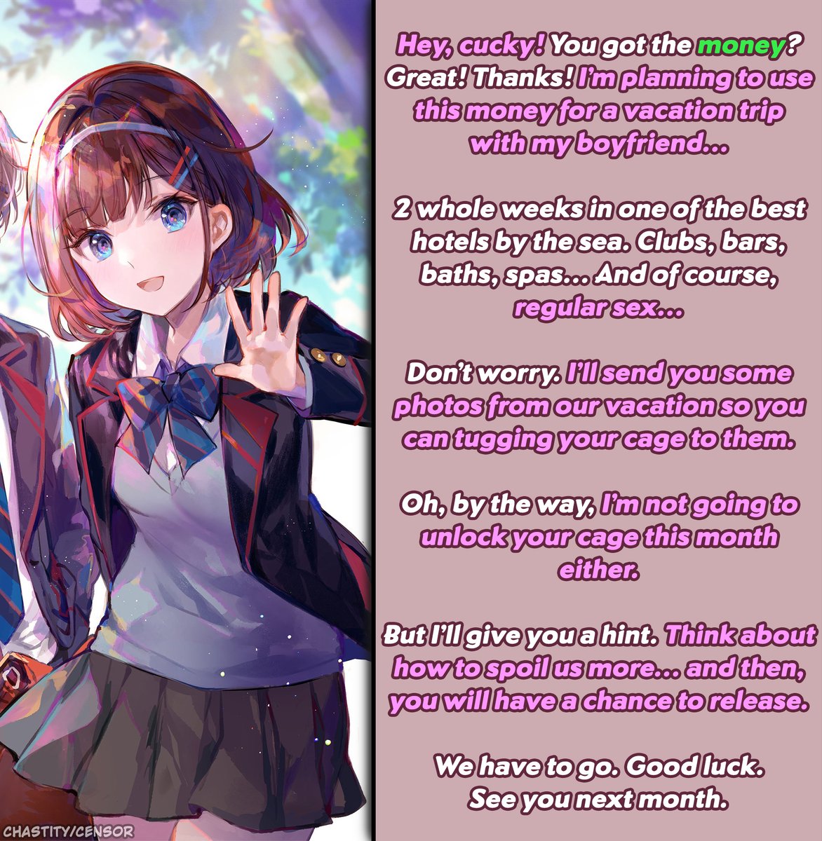 CensorChastity's tweet photo. 