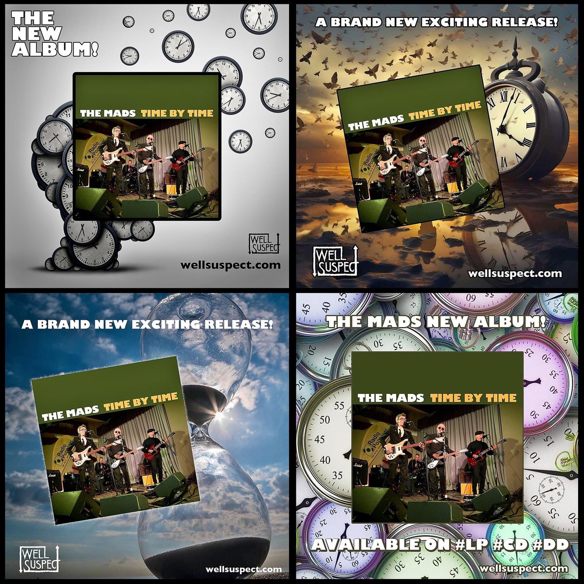 wellsuspectrecs's tweet photo. Out now. The Mads - Time By Time; feat the single Rabbit On The Run and cover of The Action classic, Never Ever. LP, CD &amp; digital on Well Suspect Records. https://t.co/1wF7cSxIAe  #wellsuspectrecords #themads #newrelease https://t.co/rP6Elwo9vO