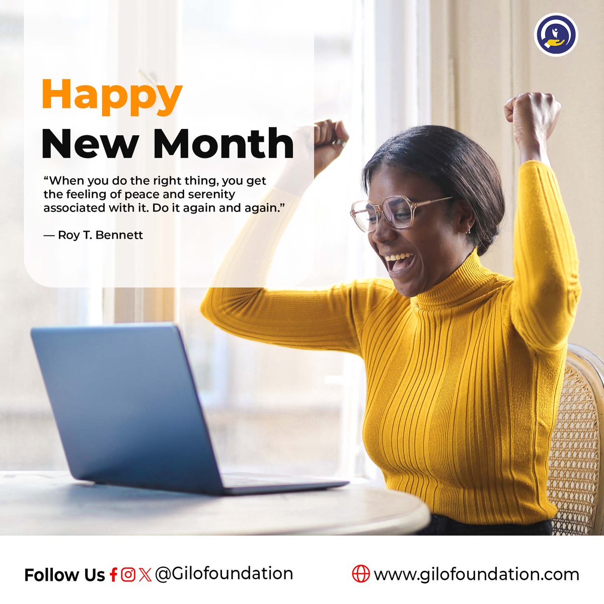 gilofoundation's tweet photo. Wishing all of you a Happy New Month😍
#November https://t.co/rwhfeesEkV