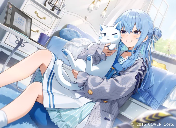 お知らせ星街すいせい様の「すいちゃん「たこやき」お迎えグッズ」のうち、ブランケットのイラストを制作させていただきました!グッズ詳細は引用先へよろしくお願いいたします 